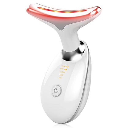 TolaSkin™ - Appareil Anti-Âge Visage & Cou | Soin LED 7 couleurs & Massage Chauffant