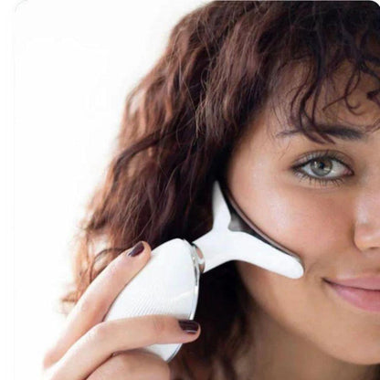 TolaSkin™ - Appareil Anti-Âge Visage & Cou | Soin LED 7 couleurs & Massage Chauffant