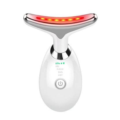 TolaSkin™ - Appareil Anti-Âge Visage & Cou | Soin LED 7 couleurs & Massage Chauffant
