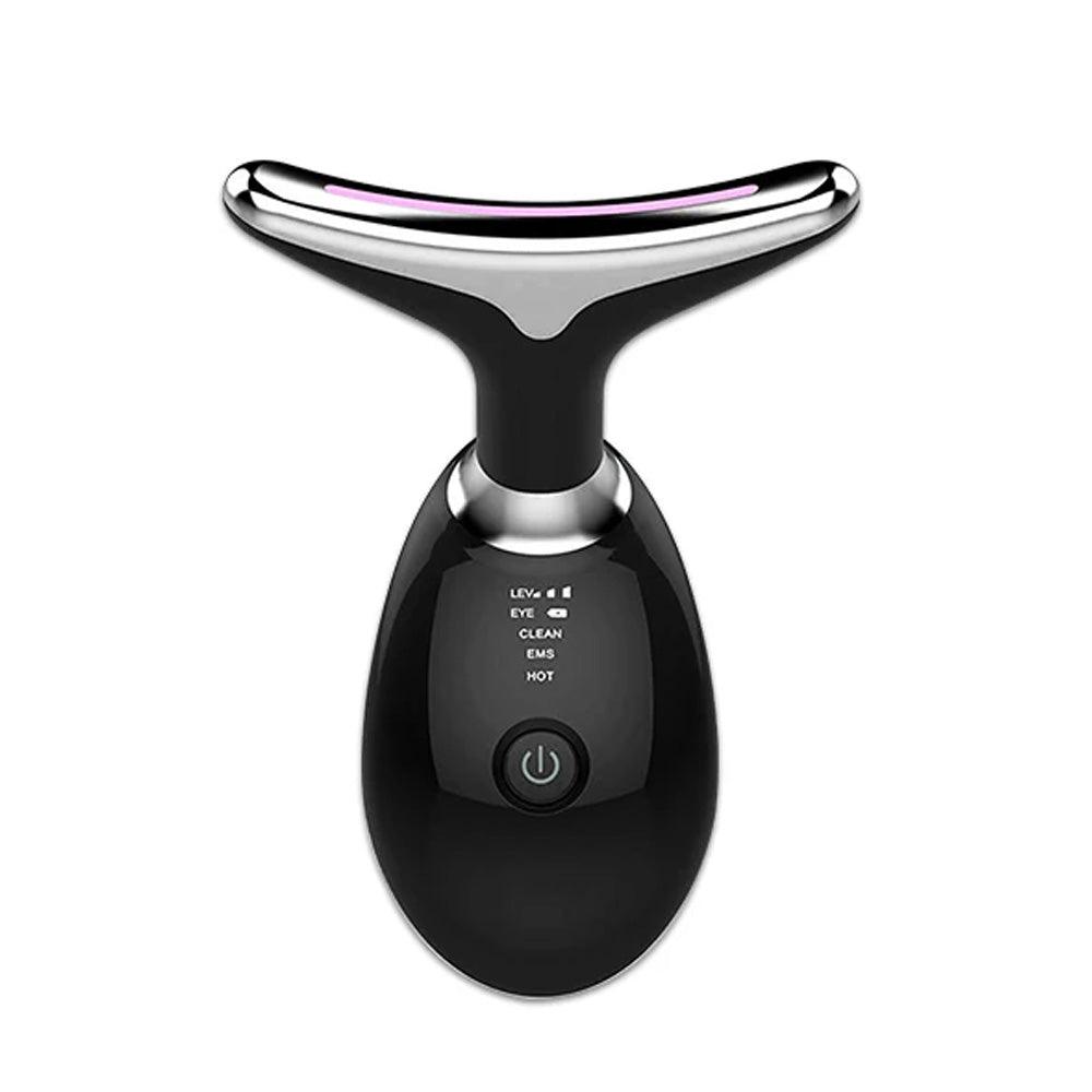 TolaSkin™ - Appareil Anti-Âge Visage & Cou | Soin LED 7 couleurs & Massage Chauffant