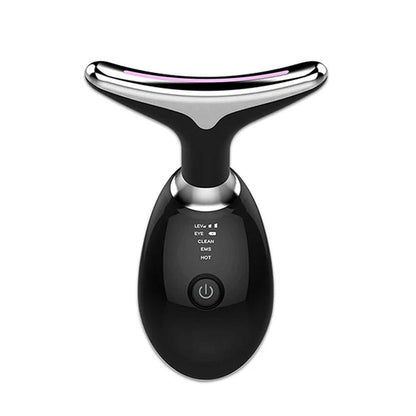 TolaSkin™ - Appareil Anti-Âge Visage & Cou | Soin LED 7 couleurs & Massage Chauffant